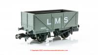 NR-7003M Peco 9ft 7 Plank Open Wagon number 351270 in LMS Grey livery - Era 3